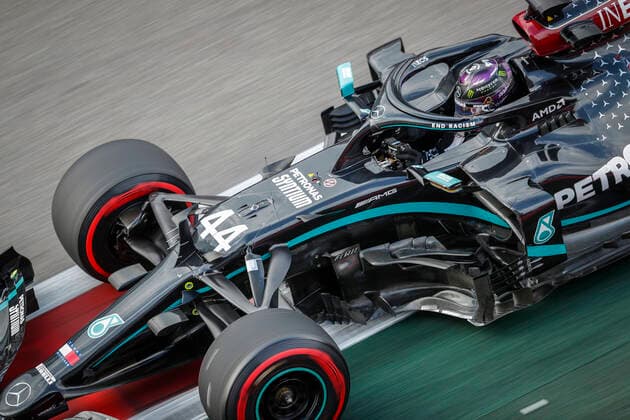 Motorsports: FIA Formula One World Championship, WM, Weltmeisterschaft 2020, Grand Prix of Russia Motorsports: FIA Formula One World Championship 2020, Grand Prix of Russia, 44 Lewis Hamilton (GBR, Mercedes-AMG Petronas Formula One Team),