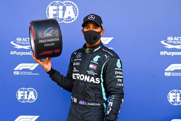Motorsports: FIA Formula One World Championship, WM, Weltmeisterschaft 2020, Grand Prix of Russia Motorsports: FIA Formula One World Championship 2020, Grand Prix of Russia, 44 Lewis Hamilton (GBR, Mercedes-AMG Petronas Formula One Team),