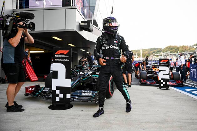 Motorsports: FIA Formula One World Championship, WM, Weltmeisterschaft 2020, Grand Prix of Russia Motorsports: FIA Formula One World Championship 2020, Grand Prix of Russia, 44 Lewis Hamilton (GBR, Mercedes-AMG Petronas Formula One Team),
