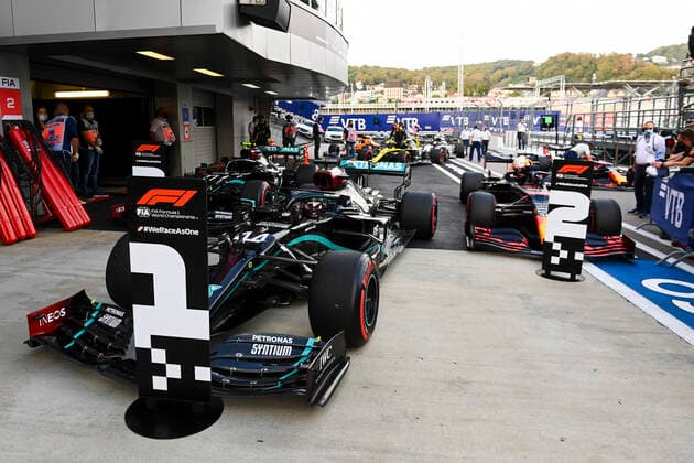 Motorsports: FIA Formula One World Championship, WM, Weltmeisterschaft 2020, Grand Prix of Russia Motorsports: FIA Formula One World Championship 2020, Grand Prix of Russia, 44 Lewis Hamilton (GBR, Mercedes-AMG Petronas Formula One Team),