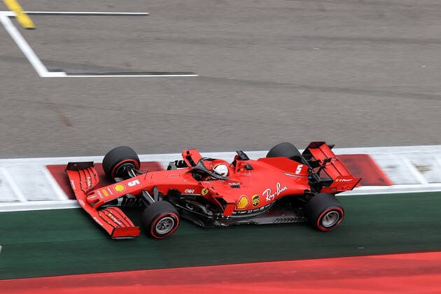 FORMULA 1 VTB RUSSIAN GRAND PRIX 2020 26.09.2020, Sochi Autodrom, Sochi, FORMULA 1 VTB RUSSIAN GRAND PRIX 2020 , im Bild Sebastian Vettel (GER 5), Scuderia Ferrari