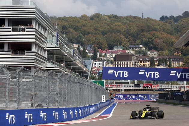 FORMULA 1 VTB RUSSIAN GRAND PRIX 2020 26.09.2020, Sochi Autodrom, Sochi, FORMULA 1 VTB RUSSIAN GRAND PRIX 2020 , im Bild Daniel Ricciardo (AUS 3), Renault DP World F1 Team