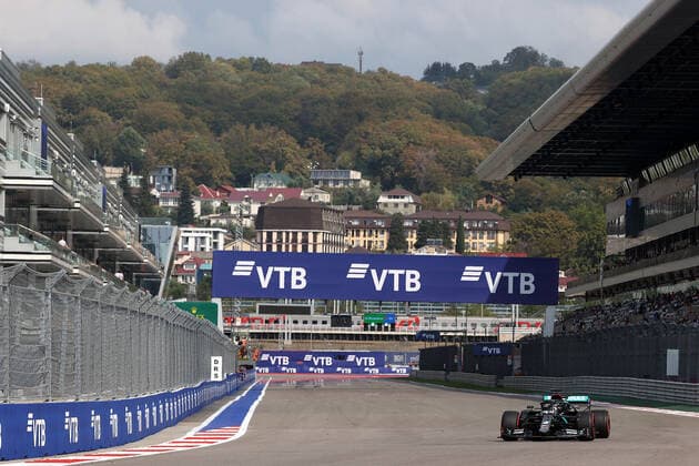 FORMULA 1 VTB RUSSIAN GRAND PRIX 2020 26.09.2020, Sochi Autodrom, Sochi, FORMULA 1 VTB RUSSIAN GRAND PRIX 2020 , im Bild Lewis Hamilton (GB 44), Mercedes-AMG Petronas F1 Team