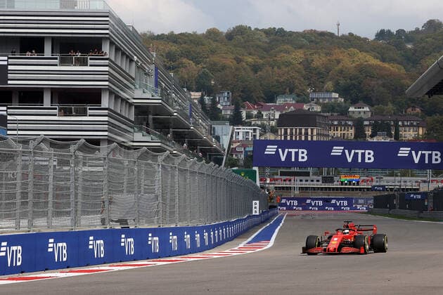 FORMULA 1 VTB RUSSIAN GRAND PRIX 2020 26.09.2020, Sochi Autodrom, Sochi, FORMULA 1 VTB RUSSIAN GRAND PRIX 2020 , im Bild Sebastian Vettel (GER 5), Scuderia Ferrari