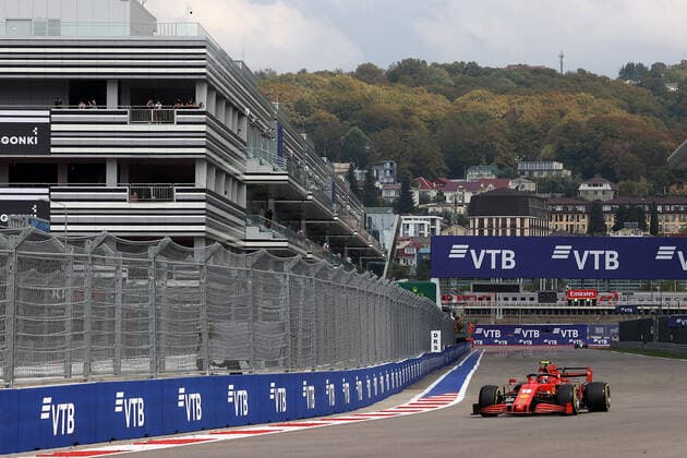 FORMULA 1 VTB RUSSIAN GRAND PRIX 2020 26.09.2020, Sochi Autodrom, Sochi, FORMULA 1 VTB RUSSIAN GRAND PRIX 2020 , im Bild Charles Leclerc (MCO 16), Scuderia Ferrari