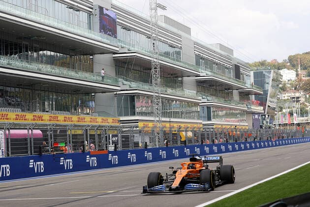 FORMULA 1 VTB RUSSIAN GRAND PRIX 2020 26.09.2020, Sochi Autodrom, Sochi, FORMULA 1 VTB RUSSIAN GRAND PRIX 2020 , im Bild Carlos Sainz Jr. (SPA 55), McLaren F1 Team