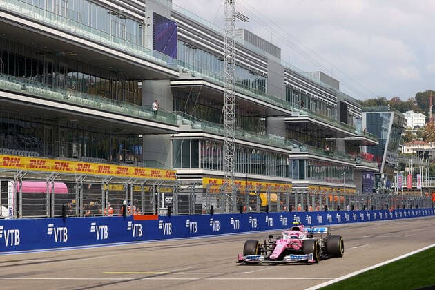 FORMULA 1 VTB RUSSIAN GRAND PRIX 2020 26.09.2020, Sochi Autodrom, Sochi, FORMULA 1 VTB RUSSIAN GRAND PRIX 2020 , im Bild Lance Stroll (CAN 18), BWT Racing Point F1 Team