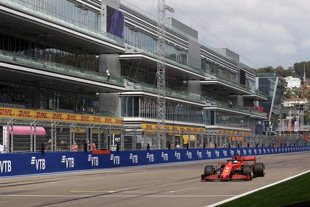 FORMULA 1 VTB RUSSIAN GRAND PRIX 2020 26.09.2020, Sochi Autodrom, Sochi, FORMULA 1 VTB RUSSIAN GRAND PRIX 2020 , im Bild Sebastian Vettel (GER 5), Scuderia Ferrari