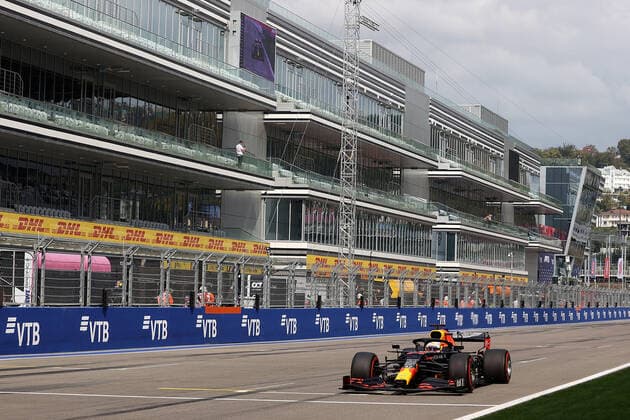 FORMULA 1 VTB RUSSIAN GRAND PRIX 2020 26.09.2020, Sochi Autodrom, Sochi, FORMULA 1 VTB RUSSIAN GRAND PRIX 2020 , im Bild Max Verstappen (NEL 33), Aston Martin Red Bull Racing