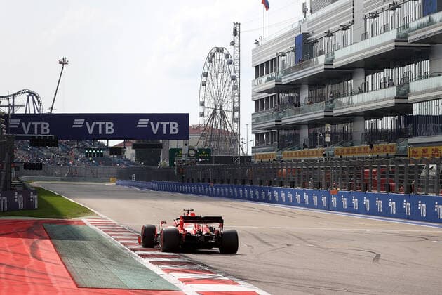 FORMULA 1 VTB RUSSIAN GRAND PRIX 2020 26.09.2020, Sochi Autodrom, Sochi, FORMULA 1 VTB RUSSIAN GRAND PRIX 2020 , im Bild Sebastian Vettel (GER 5), Scuderia Ferrari