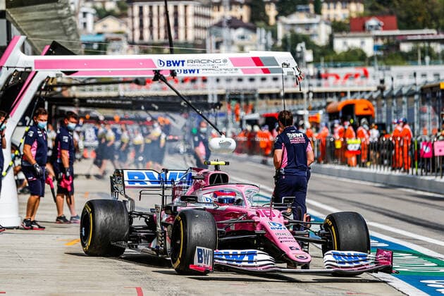 FORMULA 1 VTB RUSSIAN GRAND PRIX 2020 26.09.2020, Sochi Autodrom, Sochi, FORMULA 1 VTB RUSSIAN GRAND PRIX 2020 , im Bild Lance Stroll (CAN 18), BWT Racing Point F1 Team