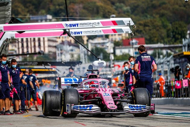 FORMULA 1 VTB RUSSIAN GRAND PRIX 2020 26.09.2020, Sochi Autodrom, Sochi, FORMULA 1 VTB RUSSIAN GRAND PRIX 2020 , im Bild Sergio Perez (MEX 11), BWT Racing Point F1 Team