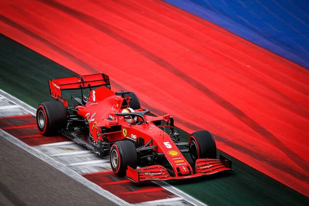 FORMULA 1 VTB RUSSIAN GRAND PRIX 2020 26.09.2020, Sochi Autodrom, Sochi, FORMULA 1 VTB RUSSIAN GRAND PRIX 2020 , im Bild Sebastian Vettel (GER 5), Scuderia Ferrari