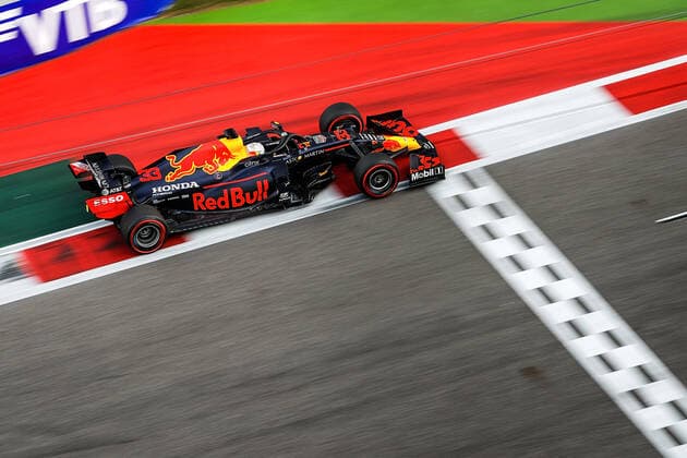 FORMULA 1 VTB RUSSIAN GRAND PRIX 2020 26.09.2020, Sochi Autodrom, Sochi, FORMULA 1 VTB RUSSIAN GRAND PRIX 2020 , im Bild Max Verstappen (NEL 33), Aston Martin Red Bull Racing