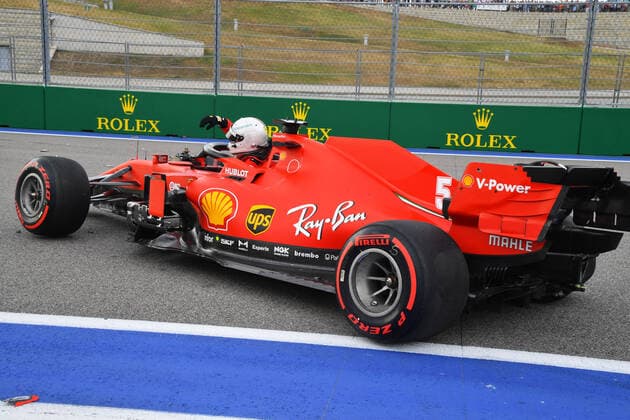 Motorsports: FIA Formula One World Championship, WM, Weltmeisterschaft 2020, Grand Prix of Russia, 5 Sebastian Vettel (GER, Scuderia Ferrari Mission Winnow), Sochi Russia