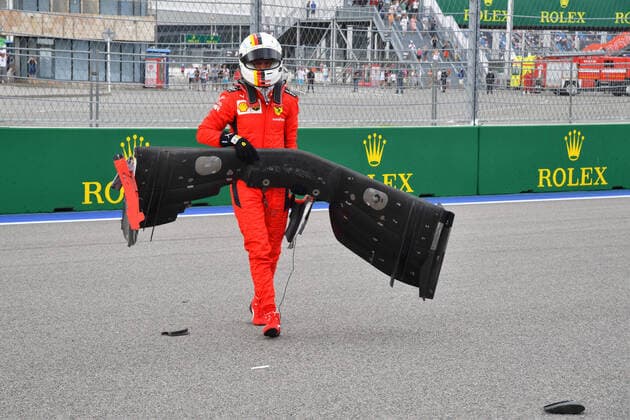 Motorsports: FIA Formula One World Championship, WM, Weltmeisterschaft 2020, Grand Prix of Russia, 5 Sebastian Vettel (GER, Scuderia Ferrari Mission Winnow), Sochi Russia