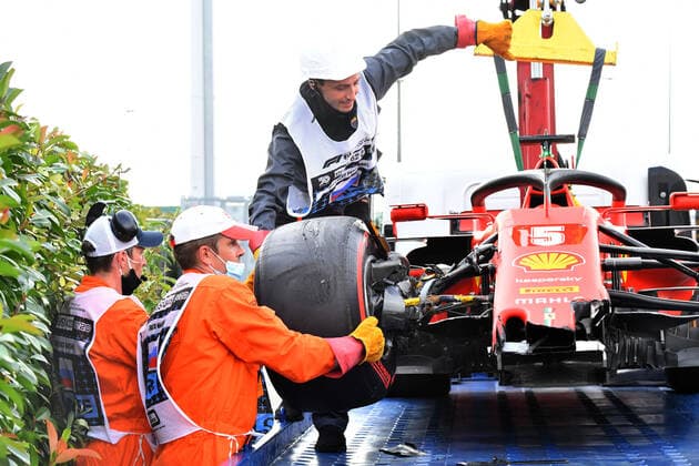 Motorsports: FIA Formula One World Championship, WM, Weltmeisterschaft 2020, Grand Prix of Russia, 5 Sebastian Vettel (GER, Scuderia Ferrari Mission Winnow), Sochi Russia