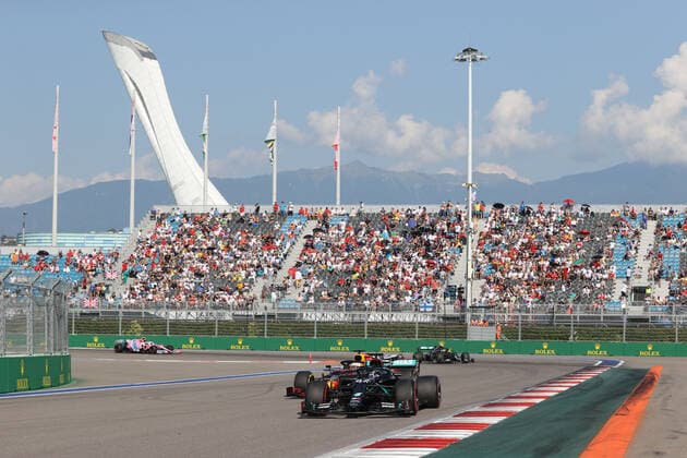 Motorsports: FIA Formula One World Championship, WM, Weltmeisterschaft 2020, Grand Prix of Russia, 44 Lewis Hamilton (GBR, Mercedes-AMG Petronas Formula One Team), Sochi Russia