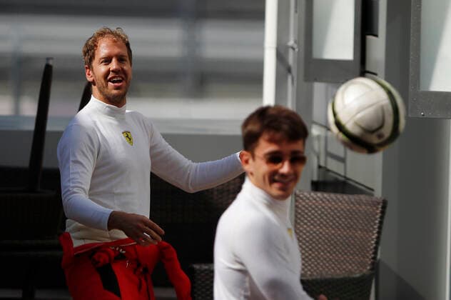 Sport Themen der Woche KW39 Sport Bilder des Tages Motorsports: FIA Formula One World Championship, WM, Weltmeisterschaft 2020, Grand Prix of Russia Motorsports: FIA Formula One World Championship 2020, Grand Prix of Russia, 5 Sebastian Vettel (GER, Scuderia Ferrari Mission Winnow), 16 Charles Leclerc (MCO, Scuderia Ferrari Mission Winnow),