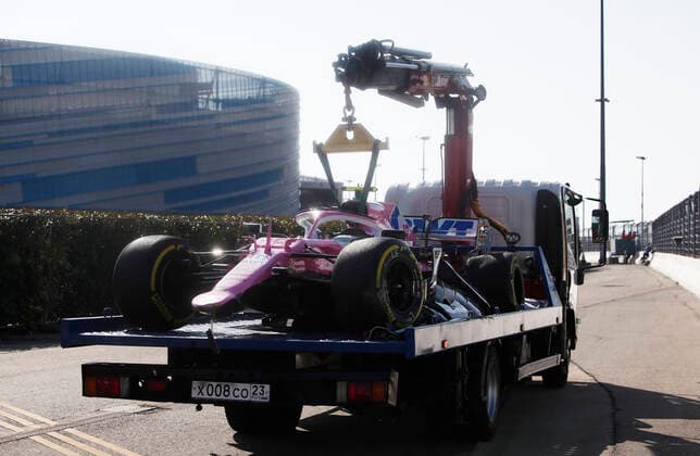 Motorsports: FIA Formula One World Championship, WM, Weltmeisterschaft 2020, Grand Prix of Russia Motorsports: FIA Formula One World Championship 2020, Grand Prix of Russia, 18 Lance Stroll (CAN, BWT Racing Point F1 Team),