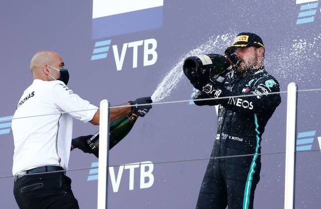 Motorsports: FIA Formula One World Championship, WM, Weltmeisterschaft 2020, Grand Prix of Russia Motorsports: FIA Formula One World Championship 2020, Grand Prix of Russia, 77 Valtteri Bottas (FIN, Mercedes-AMG Petronas Formula One Team),