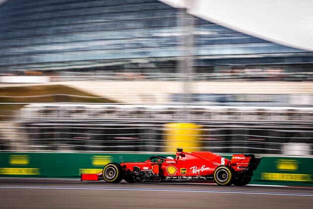 Motorsports: FIA Formula One World Championship, WM, Weltmeisterschaft 2020, Grand Prix of Russia, 5 Sebastian Vettel (GER, Scuderia Ferrari Mission Winnow), Sochi Russia