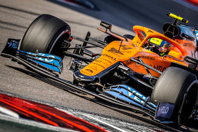 Motorsports: FIA Formula One World Championship, WM, Weltmeisterschaft 2020, Grand Prix of Russia, 4 Lando Norris (GBR, McLaren F1 Team), Sochi Russia