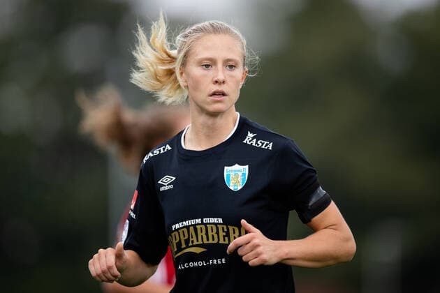 200927 Göteborgs Rebecka Blomqvist under fotbollsmatchen i Damallsvenskan mellan Kopparbergs Göteborg och Pitea den 27 september 2020 i Göteborg. Copyright: MICHAELxERICHSEN BB200927MI063