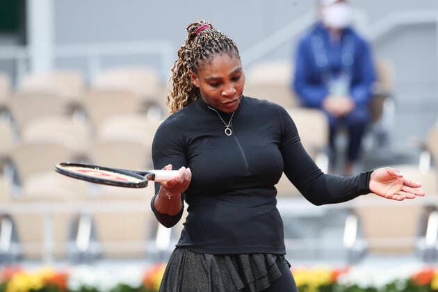 TENNIS - WTA, Tennis Damen French Open 2020 PARIS,FRANCE,28.SEP.20 - TENNIS - WTA Tour, French Open, Roland Garros, Grand Slam. Image shows Serena Williams (USA). GEPAxpictures xPatrickxSteiner