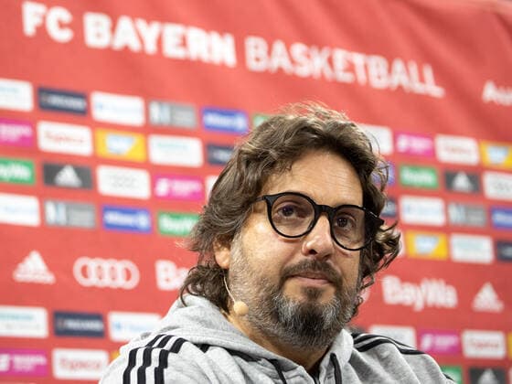 Sport Bilder des Tages FCBB - Head Coach Andrea TRINCHIERI. Basketball, FC Bayern Basketball, Pressetermin zum Beginn der Saison 2020 2021, am 30.9.2020 in Muenchen, A U D I D O M E, Deutschland. Quelle Copyright Credit : Oryk HAIST
