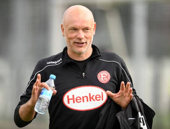 Training Fortuna Düsseldorf 30.09.2020. Trainer Uwe Rösler (F95).