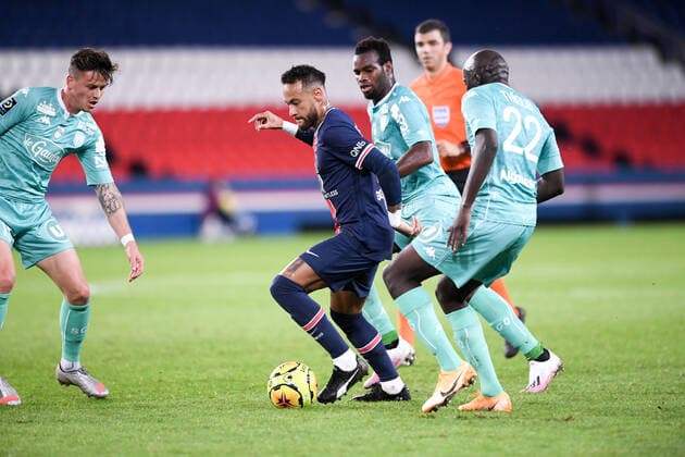10 NEYMAR JR (PSG) FOOTBALL : Paris SG vs Angers - Ligue 1 Uber Eats - 02 10 2020 FEP Panoramic 