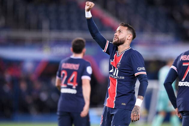 JOIE - FAIR PLAY - 10 NEYMAR JR (PSG) FOOTBALL : Paris SG vs Angers - Ligue 1 Uber Eats - 02 10 2020 FEP Panoramic 