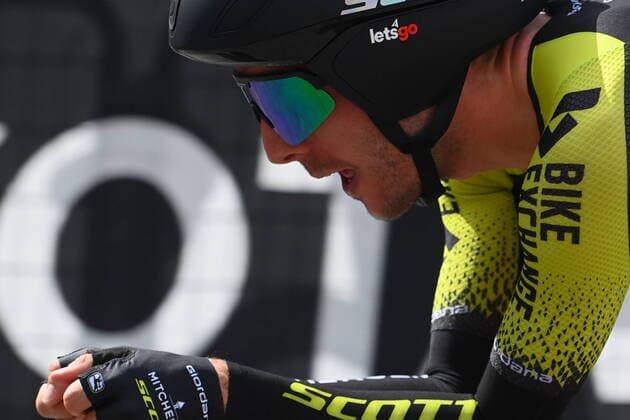 Photo Marco Alpozzi LaPresse October 03, 2020 Italy Cycling Giro d Italia 2020 - 103th edition - Stage 1 - ITT - from Monreale to Palermo In the pic: YATES Simon( GBR )MITCHELTON - SCOTT  Copyright: xMarcoxAlpozzi LaPressex