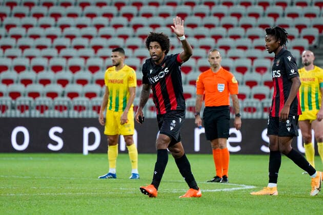 Joie - Dante (OGC Nice) FOOTBALL : OGC Nice vs Nantes - Nice - 03 10 2020 NorbertScanella PanoramiC 