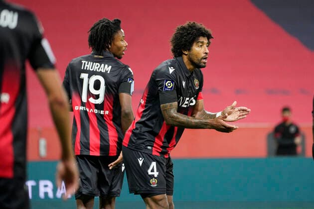 Dante (OGC Nice) FOOTBALL : OGC Nice vs Nantes - Nice - 03 10 2020 NorbertScanella PanoramiC 