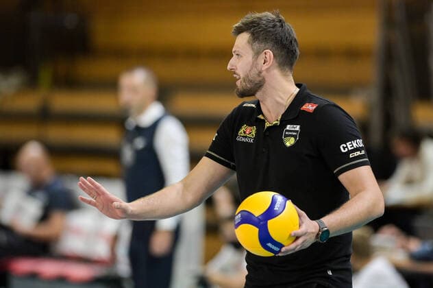October 3, 2020, Gdansk, Poland: Coach of Trefl Michal Winiarski seen in action during the Polish Volleyball Plus Liga match between Trefl Gdansk and Grupa Azoty ZAKSA Kedzierzyn Kozle. Gdansk Poland - ZUMAs197 20201003_zaa_s197_090 Copyright: xMateuszxSlodkowskix