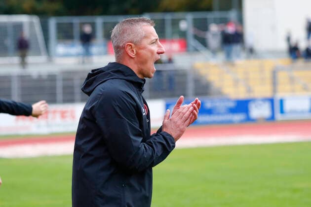 Fußball Regionalliga Bayern Ligapokal Gruppe Nordost im Hans-Walter-Wild-Stadion in Bayreuth SpVgg Bayreuth gegen 1. FC Nürnberg II 1. FC Nürnberg II Trainer Marek Mintal