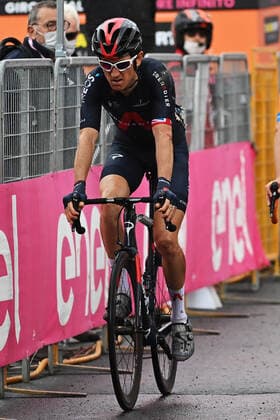 Photo Gian Mattia D Alberto - LaPresse October 05, 2020 Italy Cycling Giro d Italia 2020 - 103th edition - Stage 3 - from Enna to Etna (Linguaglossa-Piano Provenzana) In the pic: Geraint Thomas  Copyright: xGianxMattiaxD Alberto LaPressex