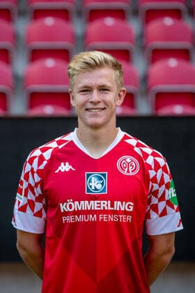 Deutschland - Rheinland-Pfalz - Mainz - 16.08.2020 Fußball - Media-Day - Herren Saison 2020 2021 1. FSV Mainz 05 Jonathan Burkardt (FSV Mainz 05) , Mainz Rheinland-Pfalz Deutschland Opel Arena