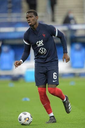 echauffement des joueurs de l equipe de France Paul Pogba (France) FOOTBALL : France vs Ukraine - Match Amical - Paris 07 10 2020 JBAutissier Panoramic 