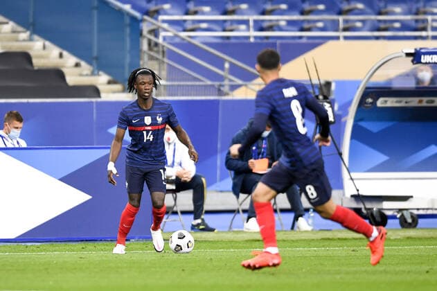 14 EDUARDO CAMAVINGA (FRA) FOOTBALL : France vs Ukraine - Match Amical - 07 10 2020 FEP Panoramic 
