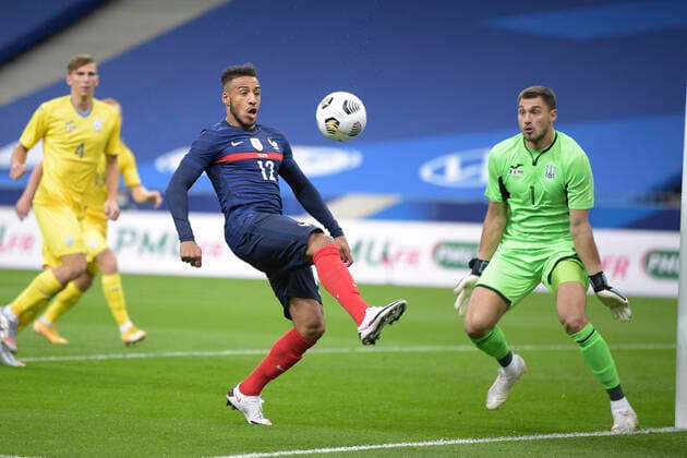 Corentin Tolisso (France) FOOTBALL : France vs Ukraine - Match Amical - Paris 07 10 2020 JBAutissier Panoramic 