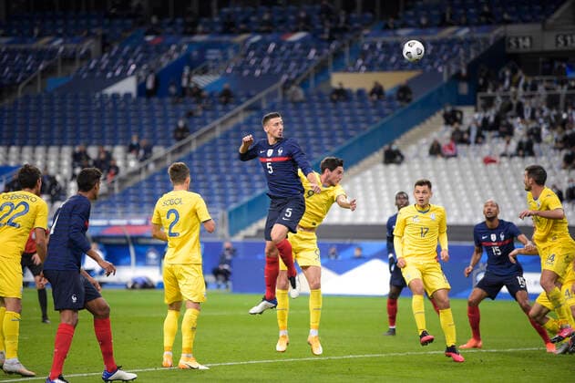 LENGLET CLEMENT (France) FOOTBALL : France vs Ukraine - Match Amical - Paris 07 10 2020 JBAutissier Panoramic 