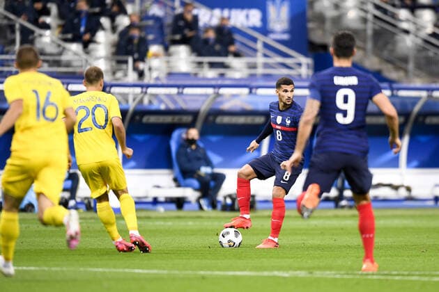 08 HOUSSEM AOUAR (FRA) FOOTBALL : France vs Ukraine - Match Amical - 07 10 2020 FEP Panoramic 
