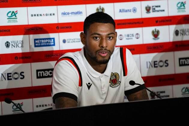 Jeff Reine Adelaide (OGC Nice) FOOTBALL : OGC Nice Presentation de Jeff Reine Adelaide - Nice - 08 10 2020 NorbertScanella PanoramiC 