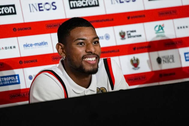 Jeff Reine Adelaide (OGC Nice) FOOTBALL : OGC Nice Presentation de Jeff Reine Adelaide - Nice - 08 10 2020 NorbertScanella PanoramiC 
