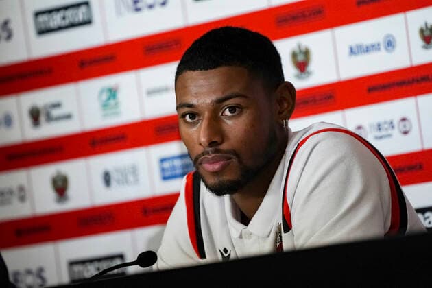 Jeff Reine Adelaide (OGC Nice) FOOTBALL : OGC Nice Presentation de Jeff Reine Adelaide - Nice - 08 10 2020 NorbertScanella PanoramiC 