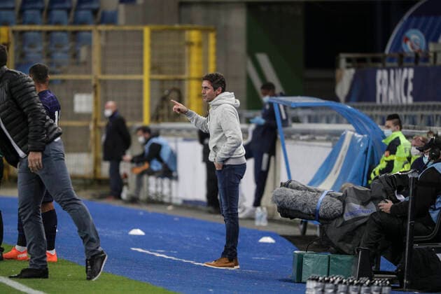 Sylvain Ripoll during the U21, U 21 European Championships qualifying football match France vs Liechtenstein at the Meinau stadium in Strasbourg, eastern France, on October 8, 2020. FOOTBALL : France vs Liechtenstein - Espoirs - 08 10 2020 ElyxandroCEGARRA PANORAMIC 