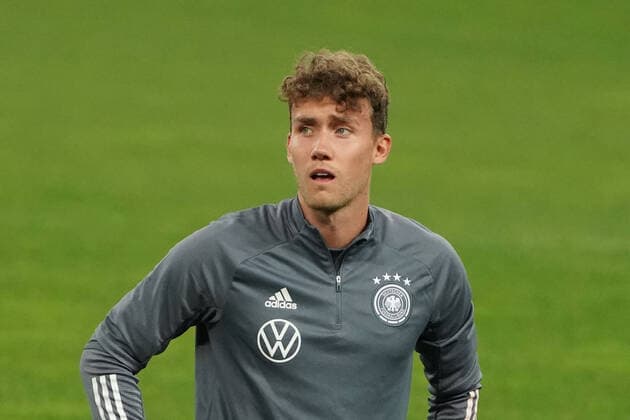 Luca Waldschmidt (Deutschland Germany) - 09.10.2020: Abschlusstraining Deutschland, Olympiastadion Kiew DISCLAIMER: DFB regulations prohibit any use of photographs as image sequences and or quasi-video.